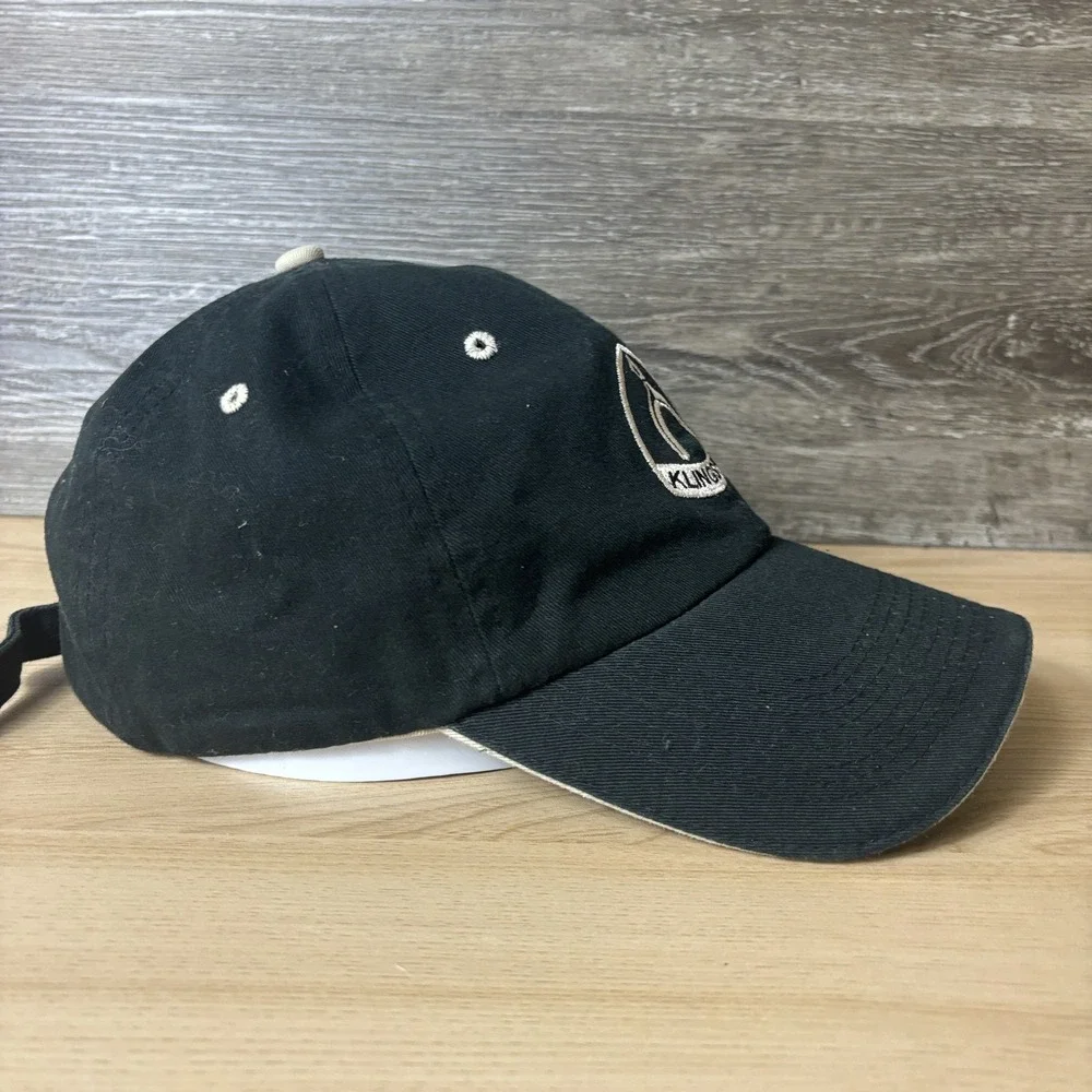Klingspor Hat Cap Strap Back Black  Embroidered Adjustable Mens